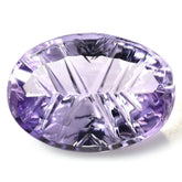 PINK AMETHYST CONCAVE MARQUISE TOP OVAL (DES#103) (DARK) 18X13MM 10.8 Cts.