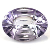 PINK AMETHYST BUFFTOP CONCAVE CUT BACK OVAL (DES#105) (MEDIUM) 16X12MM 7.61 Cts.