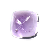 PINK AMETHYST SUGARLOAF CUSHION CAB 12X12MM 0.05 Cts.