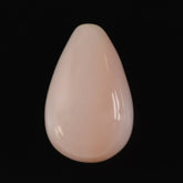 PEACH OPAL PLAIN DROPS LITE (SI) (HALF DRILL 1MM) 16X10MM 9.05 Cts.