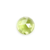 PERIDOT ROSE CUT ROUND CAB (SI) 5MM 0.57 Cts.