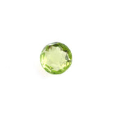 PERIDOT FOOTBALL CUT BRIOLETTE ROUND 3MM 0.19 Cts.