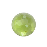 PERIDOT IRREGULAR CUT ROUND CAB (SI) 9MM 3.30 Cts.