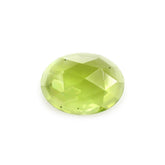 PERIDOT ROSE CUT OVAL CAB (TOP) 8X6MM 1.16 Cts.