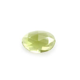 PERIDOT ROSE CUT OVAL CAB (GREEN/CLEAN) 6X4MM 0.50 Cts.