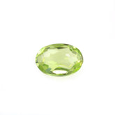 PERIDOT IRREGULAR CUT BRIOLETTE OVAL (TOP) 6X4MM 0.50 Cts.