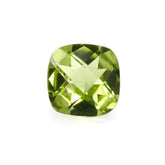 PERIDOT CHECKER CUT CUSHION (1ST) 4.50MM 0.45 Cts.