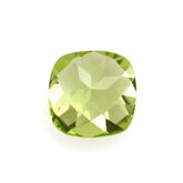 PERIDOT CHECKER CUT CUSHION (1ST) 4.50MM 0.45 Cts.