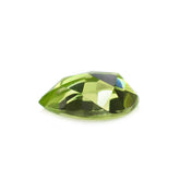 PERIDOT ROSE CUT PEAR CAB (TOP) 7X5MM 0.72 Cts.