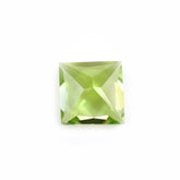 PERIDOT PRINCESS CUT SQUARE (SI) 5MM 0.60 Cts.