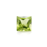 PERIDOT PRINCESS CUT SQUARE (SI) 5MM 0.70 Cts.