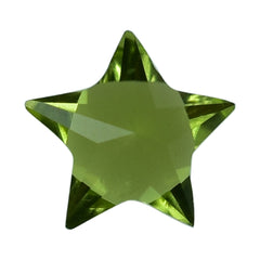 PERIDOT CUT STAR (CLEAN ) 4MM (THICKNESS:-3.90-4.30MM) 0.78 Cts.