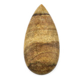 PICTURE JASPER PLAIN PEAR CAB (BROWN WITH MATRIX) 30X15 MM 31.25 Cts.
