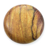 PICTURE JASPER PLAIN ROUND CAB (BROWN WITH MATRIX) 20X20 MM 12.46 Cts.