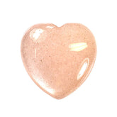 PEACH MOONSTONE PLAIN LENTIL HEART 12X12MM 5.32 Cts.