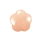 PEACH MOONSTONE PLAIN LENTIL FLOWER (MEDIUM)(CLEAN) 10.00X10.00 MM 2.74 Cts.