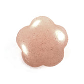 PEACH MOONSTONE PLAIN LENTIL FLOWER (MEDIUM)(CLEAN) 12.00X12.00 MM 4.77 Cts.
