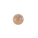 PEACH MOONSTONE PLAIN BULLET CAB (MEDIUM)(CLEAN) 4.00X4.00 MM 0.35 Cts.