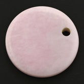 PINK OPAL ROUND PLATE (FULL DRILL) 35MM 46.80 Cts.