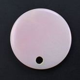PINK OPAL ROUND PLATE (FULL DRILL) 35MM 46.15 Cts.