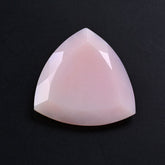 PINK OPAL CUT TRILLION ROSE CUT BACK 18MM 6.12 Cts.
