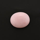 PINK OPAL FLAT OVAL CAB (FROSTED BOTTOM) 10X8.50MM 1.64 Cts.