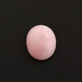 PINK OPAL OVAL CAB (FROSTED BOTTOM) 7.50X6MM 0.79 Cts.