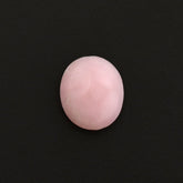 PINK OPAL OVAL CAB (FROSTED BOTTOM) 7.50X6MM 0.82 Cts.