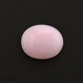 PINK OPAL FLAT OVAL CAB WITH FROSTED BOTTOM 10X8.50MM 1.65 Cts.