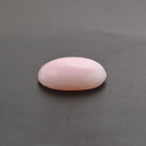 PINK OPAL FLAT OVAL CAB WITH FROSTED BOTTOM 10X8.50MM 1.65 Cts.