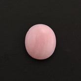 PINK OPAL FLAT OVAL CAB (FROSTED BOTTOM) 10X8.50MM 1.68 Cts.