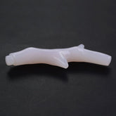 PINK OPAL PLAIN CORAL BRANCH SHAPE FANCY 30X5MM 5.92 Cts.