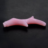 PINK OPAL PLAIN CORAL BRANCH SHAPE FANCY 30X5MM 5.58 Cts.