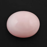 PINK OPAL OVAL CAB WITH FROSTED DOMED BOTTOM 10X8MM 3.06 Cts.