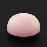 PINK OPAL OVAL CAB WITH FROSTED DOMED BOTTOM 10X8MM 3.06 Cts.