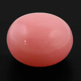 PINK OPAL PLAIN LENTIL ROUND BEADS 13.50MM 10.28 Cts.