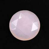 PINK OPAL ONE SIDE ROSE CUT OTHER SIDE TABLE CUT ROUND (LITE) 10MM 1.89 Cts.