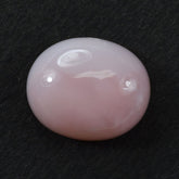 PINK OPAL PLAIN OVAL CAB 12X10MM 3.85 Cts.