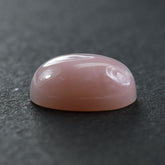PINK OPAL PLAIN OVAL CAB 12X10MM 3.85 Cts.