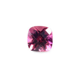 PINK TOURMALINE CHECKER CUT CUSHION (VERY DARK) 4MM 0.30 Cts.