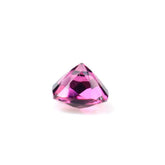 PINK TOURMALINE CHECKER CUT CUSHION (VERY DARK) 4MM 0.30 Cts.
