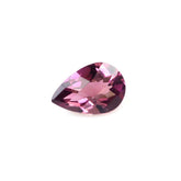 PINK TOURMALINE CHECKER CUT PEAR (DARK/SI) 6X4MM 0.45 Cts.