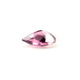 PINK TOURMALINE CHECKER CUT PEAR (DARK/SI) 6X4MM 0.45 Cts.