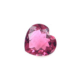 PINK TOURMALINE CUT HEART (DARK/SI) 7MM 0.96 Cts.
