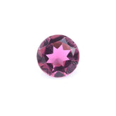 PINK TOURMALINE CUT ROUND (VERY DARK) 4MM 0.24 Cts.
