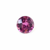 PINK TOURMALINE CHECKER CUT ROUND (VERY DARK) 4MM 0.25 Cts.