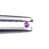 PINK TOURMALINE CUT ROUND (VERY LITE) 1MM 0.01 Cts.
