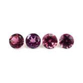 PINK TOURMALINE CUT ROUND (DARK/SI) 6MM 0.80 Cts.