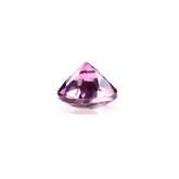 PINK TOURMALINE CHECKER CUT ROUND (DARK) 4MM 0.25 Cts.