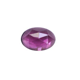 PINK TOURMALINE ROSE CUT OVAL CAB (DARK/SI) 6X4MM 0.5 Cts.